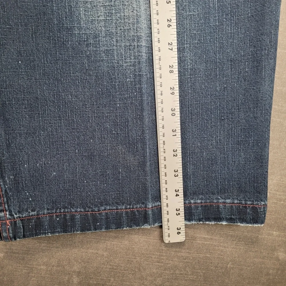 Infamous Raider Jean Co Mens Size‎ 46 Blue Denim Baggy Shorts Y2K Streetwear RJC